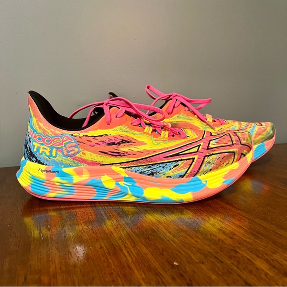 Other - ASICS Noosa Tri 15, men’s size 10, very colorful! Pink, yellow, blue and black